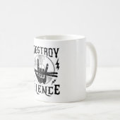 Ich zerstöre Schweigen Musik-Kaffeetasse Kaffeetasse (VorderseiteRechts)