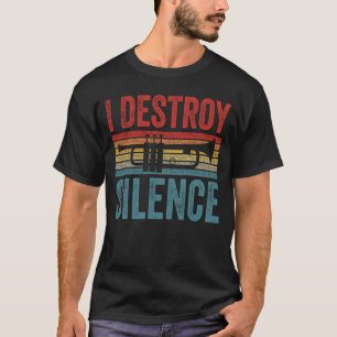 Ich zerstöre Schweigen Trompeter Geschenkidee Trom T-Shirt
