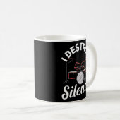 Ich zerstöre Stille Drummer Kaffeetasse (VorderseiteRechts)