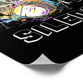 Ich zerstöre Stille Poster (Ecke)