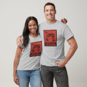Ich zerstöre Stille - Retro Drummer T-Shirt (Unisex)
