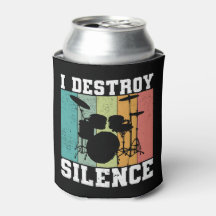 Ich zerstöre Stille störte Vintage Drummer Retro