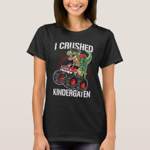 Ich zerstörte den Kindergarten Abschluss Dinosauri T-Shirt
