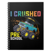 Ich zerstörte den Monster-Abschluss der Vorschule Notizblock (Vorderseite)