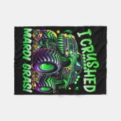 Ich zerstörte Mardi Gras Monster LKW für Jungen un Fleecedecke (Vorderseite (Horizontal))
