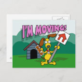 Ich ziehe die Postkarte um (Vorne/Hinten)