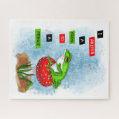 Ich ziehe einem Prinzen einen Frosch vor | Froschw Puzzle (Horizontal)