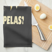 Ich ziehe es aus geschirrtuch (Viertel Falte)