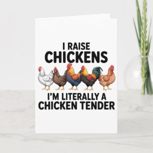 Ich ziehe Hühner auf, buchstäblich ein Chicken Ten Karte