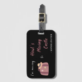 Ich ziehe in Howlys bewegtes Schloss um Gepäckanhänger (Vorderseite Vertikal)