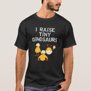 Ich ziehe kleine Dinosaurier auf Hühner-Dino 1 T-Shirt
