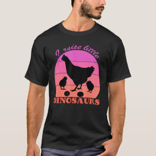 Ich ziehe kleine Dinosaurier Hühnerliebhaber auf T-Shirt