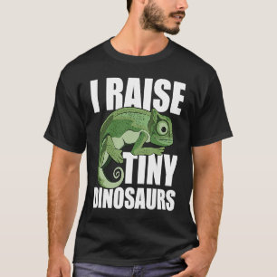 Ich ziehe kleine Dinosaurier komisches Chamäleon h T-Shirt
