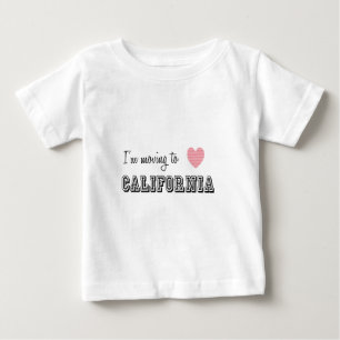 Ich ziehe nach Kalifornien Baby T-shirt