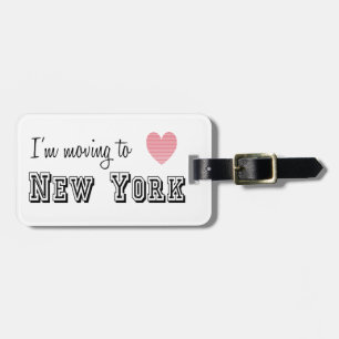 Ich ziehe nach New York Gepäckanhänger