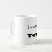 Ich ziehe nach... Personalisiert Kaffeetasse (Vorderseite Links)