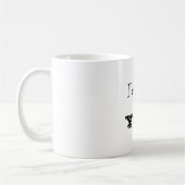 Ich ziehe nach... Personalisiert Kaffeetasse (Links)