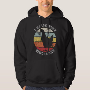 Ich ziehe winzige Dinosaurier auf - Huhn Hoodie
