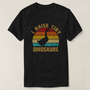 Ich ziehe winzige Dinosaurier auf Retro Vintage Ga T-Shirt