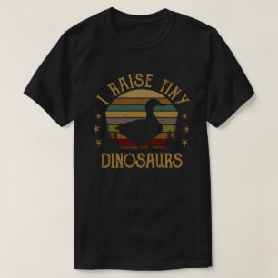 Ich ziehe winzige Dinosaurier auf Vintage Retro En T-Shirt