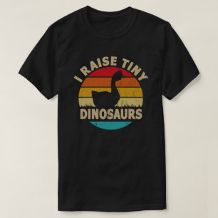 Ich ziehe winzige Dinosaurier auf Vintage Retro Ga T-Shirt