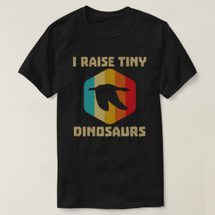 Ich ziehe winzige Dinosaurier auf Vintage Retro Ga T-Shirt