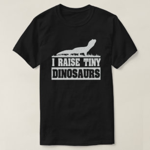 Ich ziehe winzige Dinosaurier-Vintage-Retro-Leopar T-Shirt