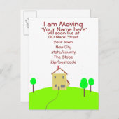 Ich ziehe Zuhause House um Postkarte anzupassen (Vorne/Hinten)