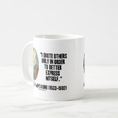 Ich zitiere nur andere, um mich besser auszudrücke kaffeetasse (Vorderseite Links)