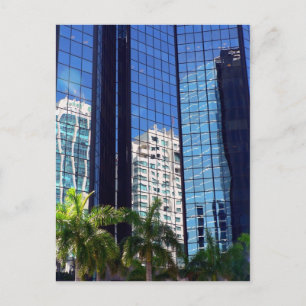 Ich zog um! ankündigungspostkarte