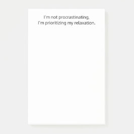 Ich zögere nicht, lustig, witzig, Custom Post-it Klebezettel