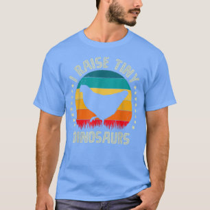 Ich züchte kleine Dinosaurier Hühner Geflügel Baue T-Shirt