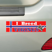 Ich züchte Wikinger-Autoaufkleber Autoaufkleber (Auf Auto)