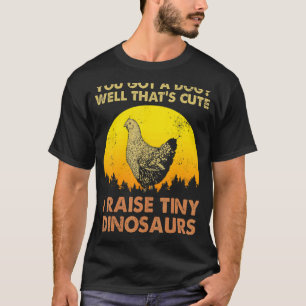 Ich züchtete Tiny Dinosaurier Vintages Hühnchen T-Shirt