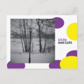 ichbinmeinlicht postkarte (Vorderseite)