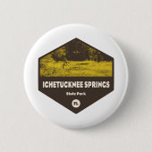 Ichetucknee Springs Staaten Park Florida Button (Vorderseite)