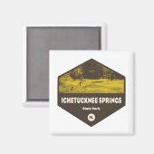 Ichetucknee Springs Staaten Park Florida Magnet (Vorderseite/Rückseite)