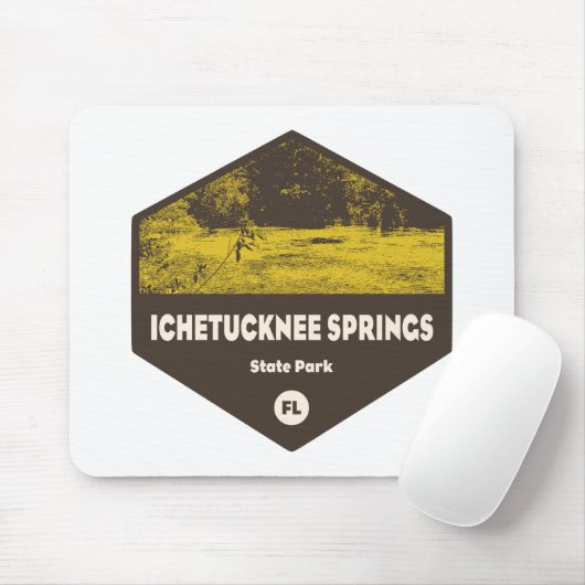 Ichetucknee Springs Staaten Park Florida Mousepad (Mit Mouse)