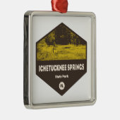 Ichetucknee Springs Staaten Park Florida Ornament Aus Metall (Rechts)