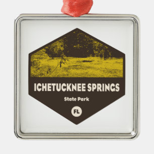 Ichetucknee Springs Staaten Park Florida Ornament Aus Metall