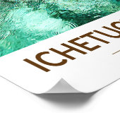 Ichetucknee Staat Park Florida Poster (Ecke)