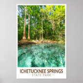 Ichetucknee Staat Park Florida Poster (Vorne)