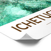 Ichetucknee Staat Park Florida Poster (Ecke)