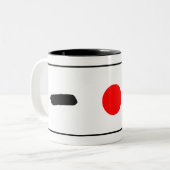 Ichiban Kanji-Tasse Zweifarbige Tasse (Vorderseite Links)