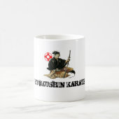 ICHIGEKI, kanji, kanji, KYOKUSHIN KARATE, dojo Kaffeetasse (Mittel)