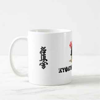ICHIGEKI, kanji, kanji, KYOKUSHIN KARATE, dojo Kaffeetasse