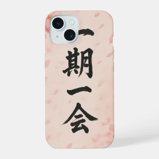 Ichigo Ichie Sakura Zen iPhone-Hülle iPhone 15 Hülle (Rückseite)