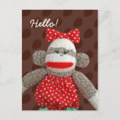 Ichigo Sock Monkey Postkarten (Vorderseite)