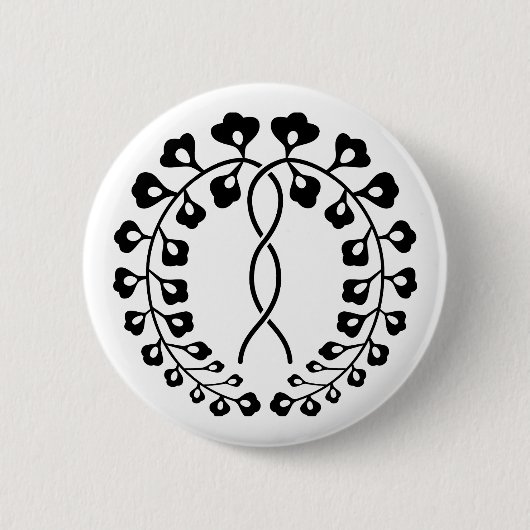 Ichijo wisteria button (Vorderseite)