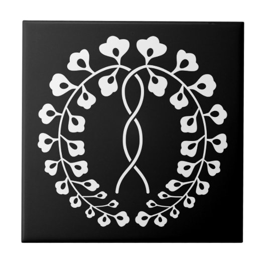 Ichijo wisteria fliese (Vorderseite)